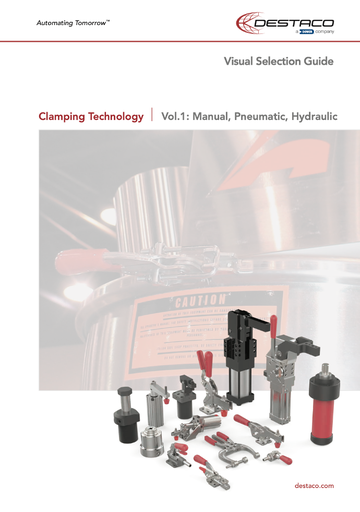 KAT_MC-CTV1_VSG_GB - Clamping Technology Vol 1 Visual Selection Guide (Manual and Pneumatic Toggle Clamps)